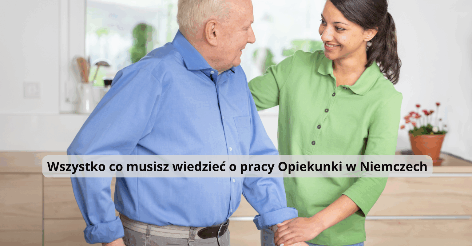 Pani pomaga starszemu panu poruszać się